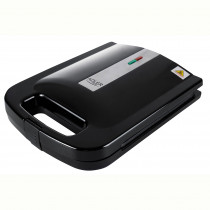 ADLER AD3055 Sandwichera Eléctrica para 4 Sandwiches, 8 en forma de Triángulo, Placas Antiadherentes, Temperatura Automática, Compacta, Negro, 2000W ?>