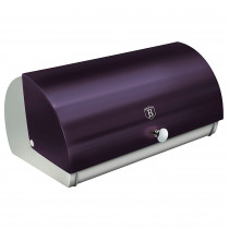 Berlinger Haus Purple Eclipse Panera de Mesa para Guardar Pan, Tapa Deslizante, Contenedor para Almacenamiento Pan y Bollería, Acero Inoxidable, Diseño Moderno, Bread Box, Morado / Inox  ?>