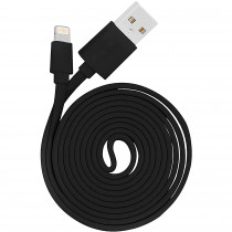 Blaupunkt BLP0215.133 Cable Cargador Lightning a Macho USB, Carga Rápida, Recubrimiento de Goma, 1,2m, Cable Alimentación IOS, Negro ?>