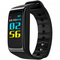 BLAUPUNKT BLP5200 Pulsera de Actividad, Smartwatch, Monitor de Actividad, Sueño, Pulsómetro, Podómetro, Contador de Calorías, IOS y Android, Negro ?>