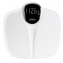 briebe Báscula de Baño Digital, Alta Precisión, Pantalla LCD, hasta 180Kg, Diseño Moderno, Encendido y Apagado Automático, Superficie Antideslizante, Modo Pesaje Bebés, Blanco, SC1125W ?>