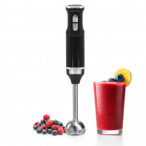 briebe Elegance Batidora de Mano 600W, 2 Velociades, Cuchillas de Acero Inoxidable, Pie Desmontable, Diseño Ergonómico y Elegante, Negra ?>