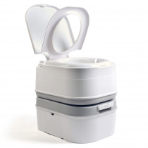briebe Camp Comfort WC Inodoro Portátil Químico Adultos Potty 24L Camping, Camper, Auto Caravana, Water con Cisterna Descarga Agua 20L, Válvula Drenaje contra Fugas, Fácil de Limpiar y Vaciar, Blanco ?>