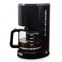 briebe Elegance Cafetera Goteo 10 Tazas Máquina de Café Filtro Reutilizable, Función Mantener Caliente, Sistema Antigoteo 1,25L, Negro ?>