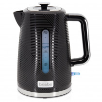briebe Elegance Hervidor Agua Eléctrico 1,7L Inalámbrico, Tetera Infusiones 2200W Ebullición Rápida, Libre BPA, Base 360°, Controlador Strix, Apagado Automático, Diseño Moderno, Negro ?>