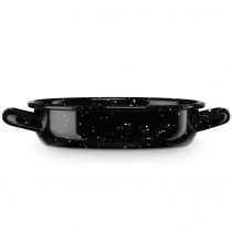 briebe Mini Cazuela Baja Inducción 12 cm, Cazuelita Individual 0,3 L Fuente Acero Esmaltado Vitrificado Apta, Vitrocerámica, Fuego, Gas, Horno, Restaurantes / Hogar, Levante, Negro Moteado ?>