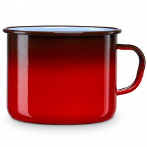briebe Cazo Cocina Hervir Leche Acero Esmaltado 16 cm, Hervidor Vitrificado 2,2 L, Apto Inducción, Vitrocerámica, Fuego, Gas, Horno, Ignea Vintage Rojo ?>