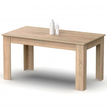 briebe Mesa Comedor Madera, Salón o Cocina para 4 - 6 Personas 77x140x80 cm (Alto x Ancho x Profundo) Muebles Diseño Moderno, Opal Roble Cambrian ?>