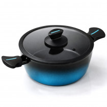 briebe MARE Cacerola Inducción, Acero Forjado 24 cm, Antiadherente Libre PFOA, Cazuelas Profesionales, Alta Resistencia, Aptas Para Todo Tipo de Fuegos, Tapa de Cristal, Fabricada en España ?>