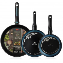 briebe MARE Juego de 3 Sartenes Inducción, Acero Forjado 20-24-28cm, Antiadherente Libre PFOA, Set Sartenes Profesionales, Alta Resistencia, Aptas Para Todo Tipo de Fuegos, Fabricadas en España ?>