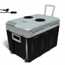 briebe Nevera Portátil Eléctrica de Viaje para Coche, Camping, 12V / 220V, Capacidad 40 L, Ruedas, Refrigera, Mantiene el Calor, Modo Bajo Consumo, Negro ?>