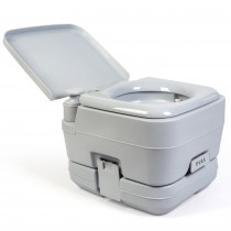 briebe Camp Compact Go WC Inodoro Portátil Químico Adultos Potty 10L Camping, Camper, Auto Caravana, Water con Cisterna Descarga Agua 12L, Válvula Drenaje sin Fugas, Fácil de Limpiar y Vaciar ?>