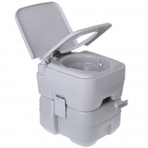 Briebe WC1113 Inodoro Portátil Químico Adultos 20L Camper, Camping, Auto Caravana, WC Vater con Descarga Agua 13L, Válvula Drenaje Contra Fugas, Potty Fácil de Limpiar y Vaciar ?>