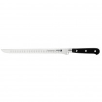 Fagor Couper Cuchillo Cocina Profesional Jamonero con Punta 27,5 cm Hoja Acero Inoxidable Grosor 2 mm, para Cortar Finas Lonchas de Jamón, Mango Ergonómico ?>