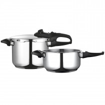 Fagor Duo Olla a Presión 6 + 4 Litros, Inducción, Express Super Rápida, Acero Inox. 18/10, Todo Tipo Cocinas, Fondo Termo Difusor, 2 Niveles de Presión, 5 Sistemas de Seguridad ?>