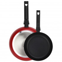 Fagor Nela Rouge Set Juego Sartenes Inducción 20-24 cm, Aluminio Extragrueso Espesor 3 mm, Antiadherente Ecológico Doble Capa sin PFOA, Apta para Todas Las Cocinas, Vitrocerámica, Gas, Lavavajillas ?>