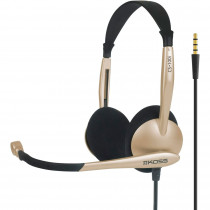 Koss CS100i Auriculares con Cable y Micrófono con Cancelación Ruido, Cascos de Diadema Ajustables On Ear para Videoconferencia Oficina, Call Center, Comunicación, Skype, Zoom, Conexión Jack 3,5mm ?>