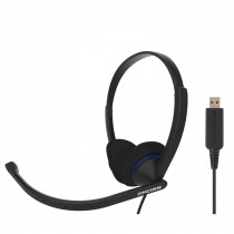 Koss CS200 USB Auriculares con Cable y Micrófono con Cancelación Ruido, Cascos de Diadema Ajustables On Ear para Videoconferencia Oficina, Call Center, Comunicación, Skype, Zoom ?>