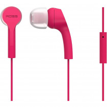 Koss KEB9i Auriculares con Cable y Micrófono, Cascos Intraurales In Ear de Botón, Earphones Ligeros Compatibles con Smartphones, Earbuds, Sonido con Graves de Calidad, Conexión Jack 3,5mm, Rosa ?>