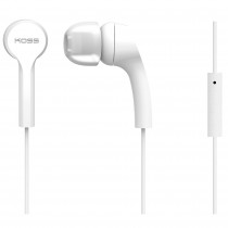 Koss KEB9i Auriculares con Cable y Micrófono, Cascos Intraurales In Ear de Botón, Earphones Ligeros Compatibles con Smartphones, Earbuds, Sonido con Graves de Calidad, Conexión Jack 3,5mm, Blanco ?>