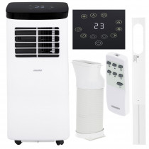 Mesko MS 7928 Aire Acondicionado Portátil, 1750 Frigorías, 3 Modos de Funcionamiento, 2 Velocidades de Ventilador, Deshumidificador, Mando a Distancia, Temporizador, 20 m2, Clase Energética A, 790W ?>