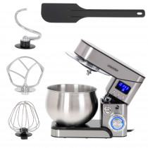 Mesko MS4228 Batidora Amasadora 5 Litros, Repostería Profesional Robot Cocina Orbital, 6 Velocidades + Función Pulso, Acero Inoxidable, Temporizador, 2000W ?>