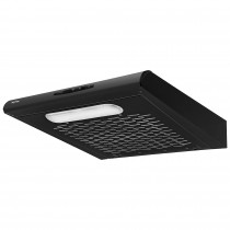 MPM-51-PX-72 Campana Extractora Bajo Mueble Cocina 50cm, Extractor Humos Empotrado 175m3 Evacuación al Exterior y Recirculación, Filtro de Carbón Opcional, 3 Velocidades de Extracción, Luz LED, Negra ?>