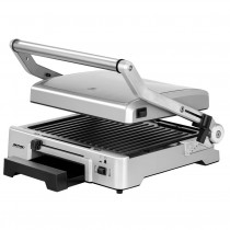 MPM MGR-10M Plancha Grill de asar doble tapa basculante adaptable en altura, planchas antiadherentes, acero inox, regulador temperatura, 2000W ?>