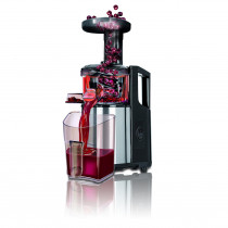 MPM MSO-12M Licuadora prensado en frío para verduras y frutas, baja velocidad 60RPM, Slow Juicer, boca ancha, función inversa, 150W ?>