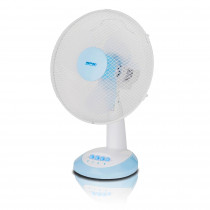 MPM MWP-16 Ventilador portátil de sobremesa oscilante, 3 velocidades, 34cm, blanco, 40W ?>