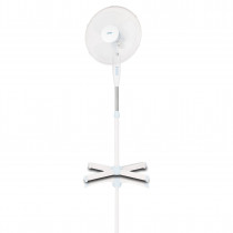 MPM MWP-17 Ventilador de pie oscilante, 42 cm, altura ajustable, 3 velocidades, blanco, 50W ?>