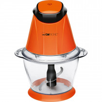 Fiambrera Eléctrica, Calienta hasta 75ºC, 1,7L ,2 Contenedores  Individuales, sin BPA, Clatronic, Blanco/Naranja, 40 , LB 3719