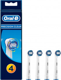 Oral B Pack de 4 Cepillos Precision Clean, EB20-4, Cabezales de Recambio para Cepillo de Dientes Eléctrico Recargable ?>