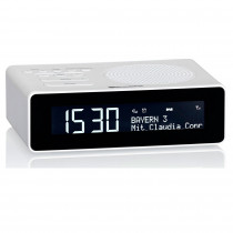 Roadstar CLR-290D+/WH Radio Reloj Despertador Digital DAB/DAB+/FM, 2 Alarmas, Gran Pantalla LCD, Cargador USB, Función Snooze, Temporizador para Apagado, Blanco ?>