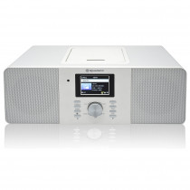 Roadstar IR-540D+BT/WH Microcadena Radio Internet Wi-Fi y Digital DAB+/ FM, Reproductor CD-MP3, Bluetooth, USB para Carga Rápida, AUX IN, Mando a Distancia, Conexión Auriculares, Blanco ?>