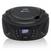 Microcadena Radio Internet Wi-fi Dab+/fm, Reproductor Cd-mp3, Bluetooth,  Usb Mando A Distancia Blanco Roadstar Ir-540d+btwh