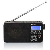 Roadstar TRA-2340PSW Radio Portátil Digital Multibanda AM / FM / SW Funciona a Red / Pilas, Toma de Auriculares, Transistor Pequeño y Ligero, Altavoz 8W, Temporizador para Apagado, Negro  ?>