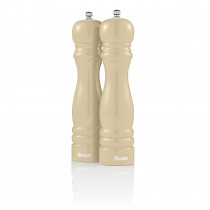 Swan Retro SWKA1080CN Set Molinillos de Sal y Pimienta Manual Pimentero y Salero de Madera, Molienda de Especias Ajustable de Grano Fino a más Grueso, Diseño Vintge, Crema ?>