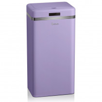Swan Retro Cubo de Basura Cocina Automático, Sensor de Movimiento, 45 Litros, Metálico, Papelera Inteligente de Reciclaje Gran Capacidad, Diseño Vintage, Morado ?>