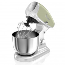 Swan SP33010GN Retro Batidora amasadora repostería Profesional, Robot cocina cuerpo metal, 8 velocidades, 4,5 Litros, bajo ruido, diseño vintage Verde, 1200W ?>