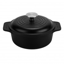 Victoria Horno Holandés Inducción Hierro Fundido Esmaltado 20cm, Cocotte 1,9L, sin PTFE ni PFOA, Apto para Fuego, Barbacoa, Horno, Vitrocerámica, Gas ?>