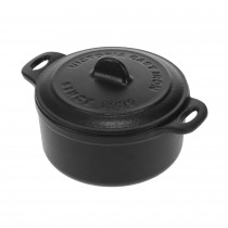 Victoria Mini Cocotte Inducción Hierro Fundido Esmaltado 10cm, Horno Holandés 0,32L, 1-2 Raciones, sin PTFE ni PFOA, Apto para Fuego, Barbacoa, Horno, Vitrocerámica, Gas ?>