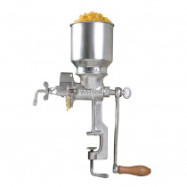 Victoria Molino Cereales Manual, Molinillo de Mano en Hierro Fundido para Moler Café, Maíz, Avena, Semillas, Grosor de Molienda Ajustable, Grain Grinder Tolva Alta con Abrazadera para Mesa ?>