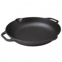 Victoria Paellera Sartén Hierro Fundido Curado Inducción 33cm, Apta Fuego, Barbacoa, Horno, Vitrocerámica, Gas, Cast Iron Skillet Curada para Crear Antiadherente Libre de Tóxicos sin PTFE ni PFOA ?>