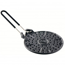 Victoria Parrilla Tostadora para Arepas de Hierro Fundido Esmaltado, 20 cm, Antiadherente Natural, Arepera Libre PTFE Y PFOA, Asador Multiusos Apto para Inducción, Vitrocerámica, Gas, Horno, Barbacoa  ?>