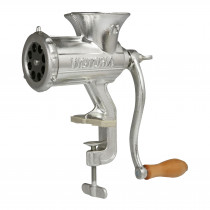 Victoria Picadora Trituradora de Carne Manual, Embutidora Salchichas, Chorizo, Máquina para Picar Carne para Embutidos, Hierro Fundido, Tamaño 10, Meat Grinder con Abrazadera para Mesa ?>