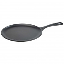 Victoria Plancha Cocina Inducción Comal Hierro Fundido Esmaltado para Pizza, Tortillas 26,6cm, Fuego, Barbacoa, Horno, Vitrocerámica, Gas, Sartén Libre de Tóxicos sin PTFE ?>