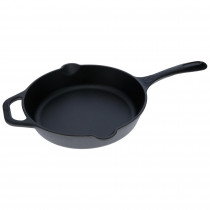 Victoria Sartén Hierro Fundido Curado Inducción 30cm, Apta para Fuego, Barbacoa, Horno, Vitrocerámica, Gas, Cast Iron Skillet Curada para Crear Antiadherente Libre de Tóxicos sin PTFE ni PFOA ?>