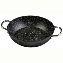 WECOOK! Granite Cazuela Baja Inducción Completa 30 cm, Aluminio Forjado 4,3 Litros, Antiadherente Ecológico Piedra sin PFOA, Asas Acero Remachadas, Apta Todas las Cocinas, Vitrocerámica, Gas, Horno ?>