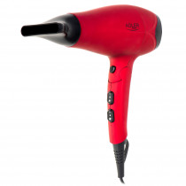 Adler AD2258 Secador Pelo de Viaje, Plegable, Profesional, 2 Niveles de Velocidad, 3 Temperaturas, Boquilla Concentradora 360º, 2500W, Rojo